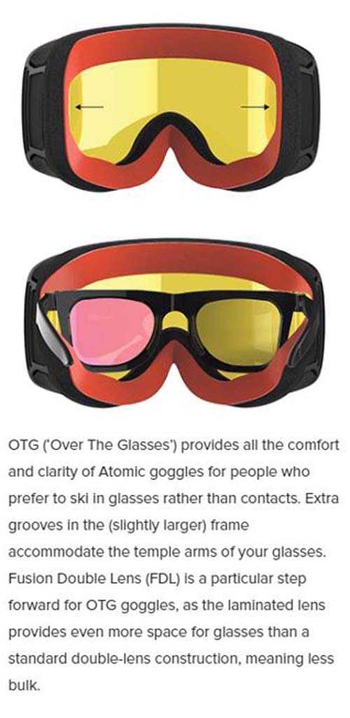 Atomic 2021 Four Q Stereo (Red color) Goggles NEW !! As Seen In...