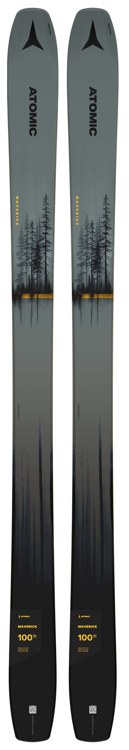 Atomic 2023 Maverick 100 TI Skis (Without Bindings / Flat) NEW !! 172,180,188cm