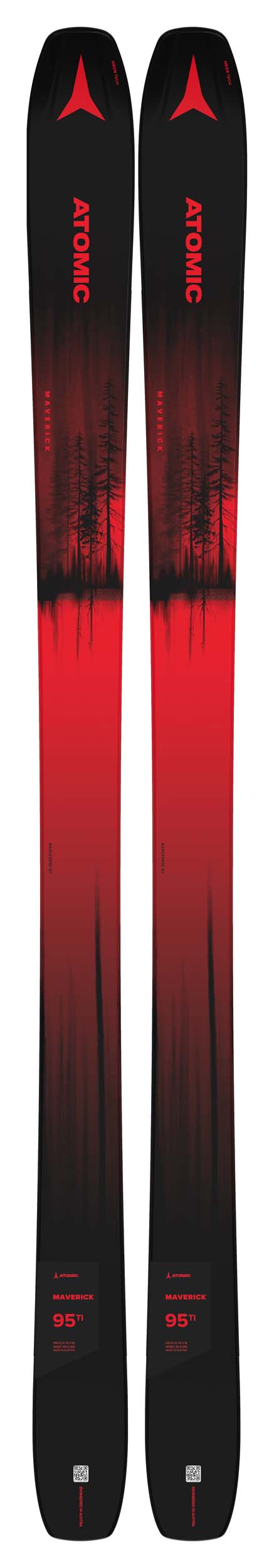 Atomic 2023 Maverick 95 TI Skis (Without Bindings / Flat) NEW !! 164,172,180,188cm