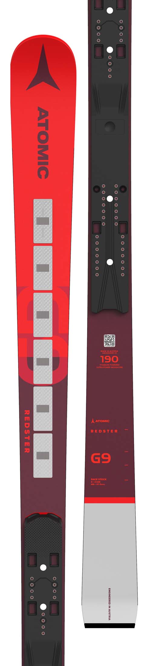 Atomic 2023 Redster G9 RS Revoshock Skis w/ Icon Plate NEW !! 190cm