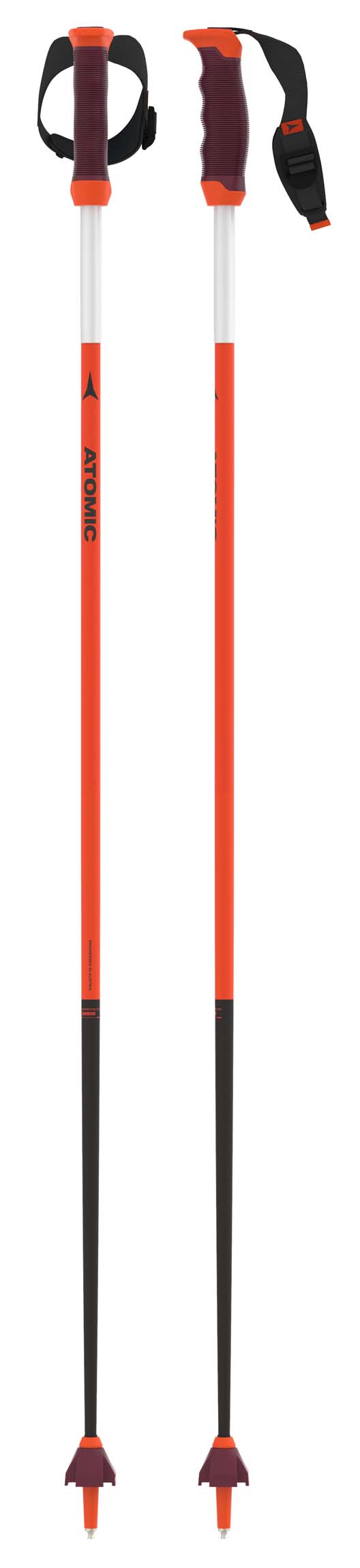 Atomic 2023 Redster Ultra SQS Blk/Red Ski Poles NEW !! 120,125,130cm