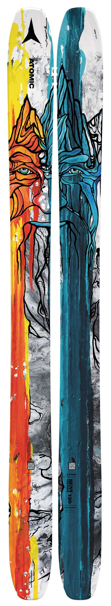 Atomic 2024 Bent Chetler 120 Skis (Without Bindings / Flat) NEW !! 176,184,192cm