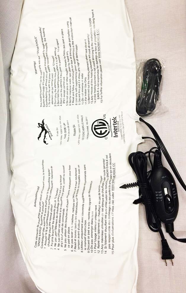 snow eagle heated boot bag