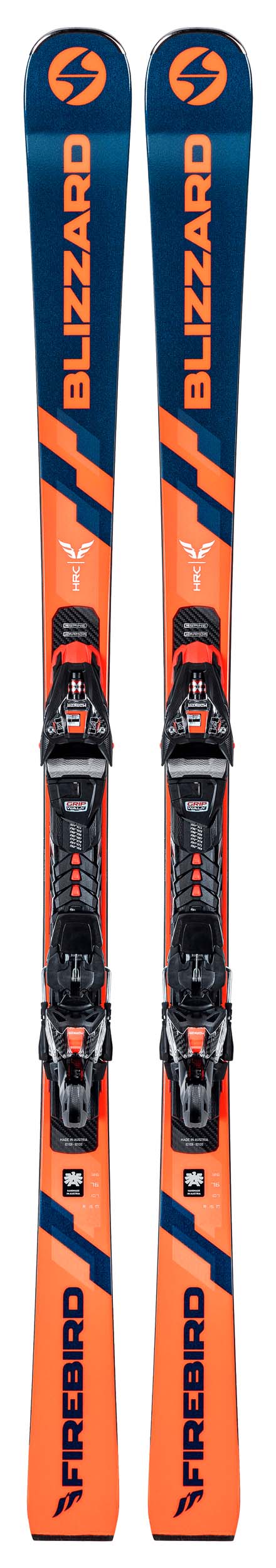 2021 Blizzard Firebird HRC Skis w/ Xcell 14 Demo Bindings 