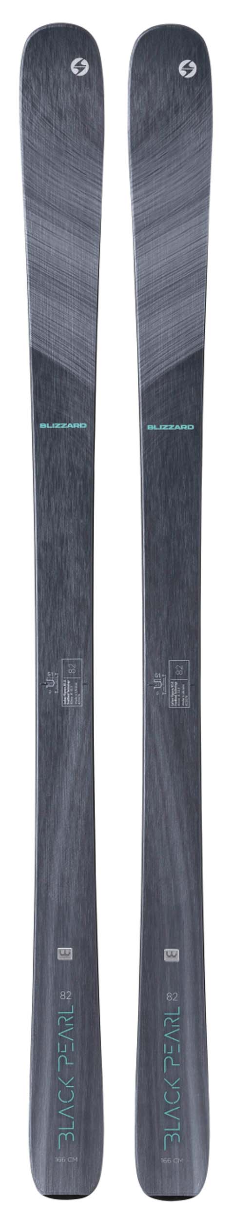 Blizzard 2022 Black Pearl 82 (Gray) Skis (Without Bindings / Flat) NEW !! 166cm