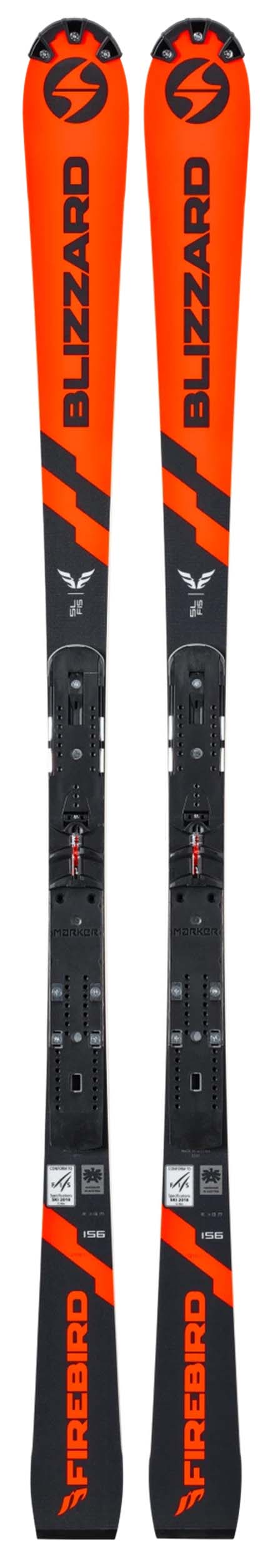 Blizzard 2022 Firebird SL FIS Skis w/Marker Piston Plate NEW !!  156cm