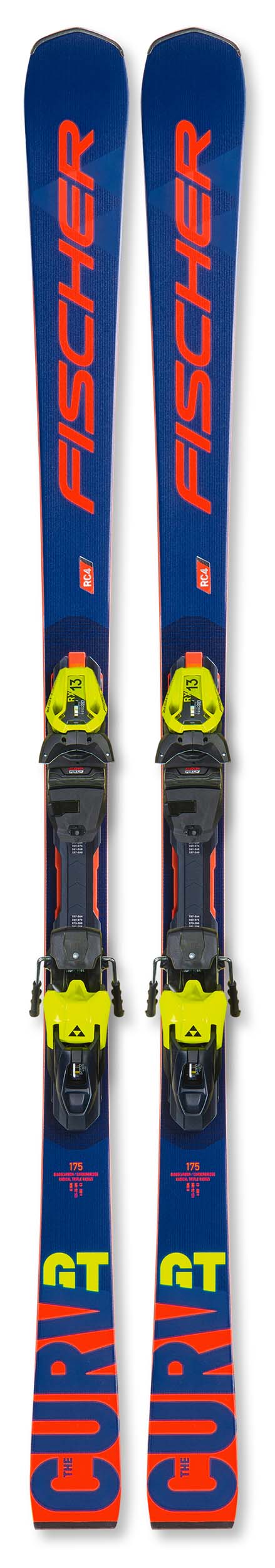 Fischer 2023 The Curv GT M-Track Skis w/RX 13 NEW !! 175cm