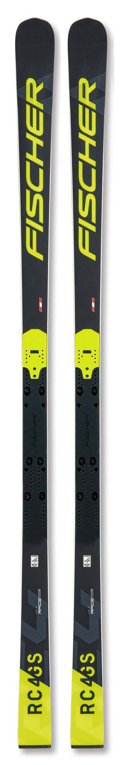Fischer 2022 RC4 World Cup GS Women's FIS M/O Plate Skis NEW !! 183cm