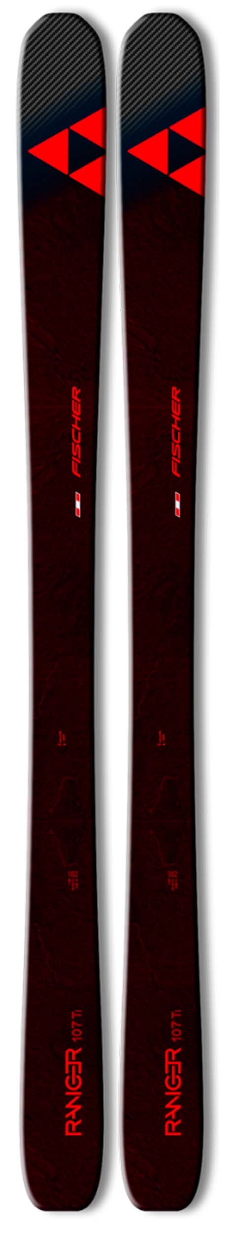 Fischer 2022 Ranger 107 Ti Skis (Without Bindings / Flat) NEW !! 175cm