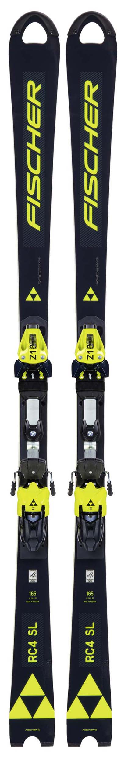 Fischer 2023 RC4 WC FIS SL Men M-Plate (Intl Model) Skis w/Binding Option NEW !! 165cm