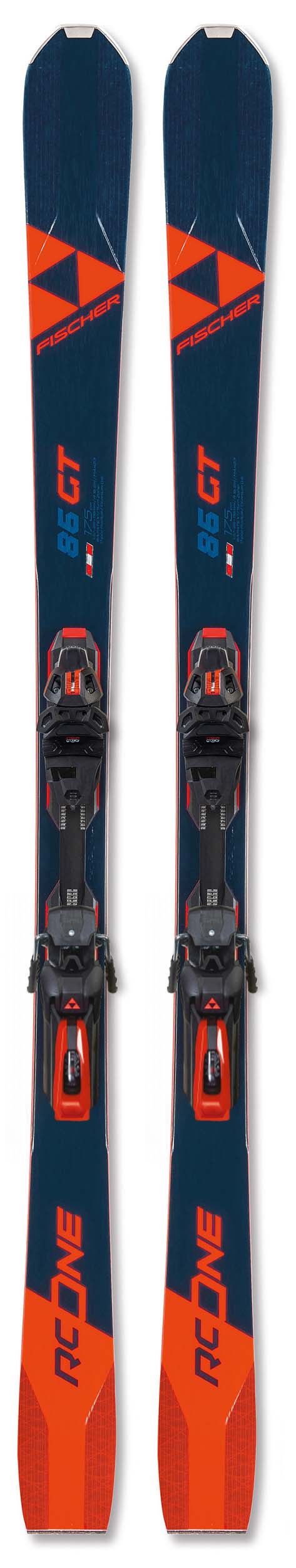 Fischer 2023 RC One 86 GT Skis w/Protector 13 Bindings NEW !! 168,175,182cm