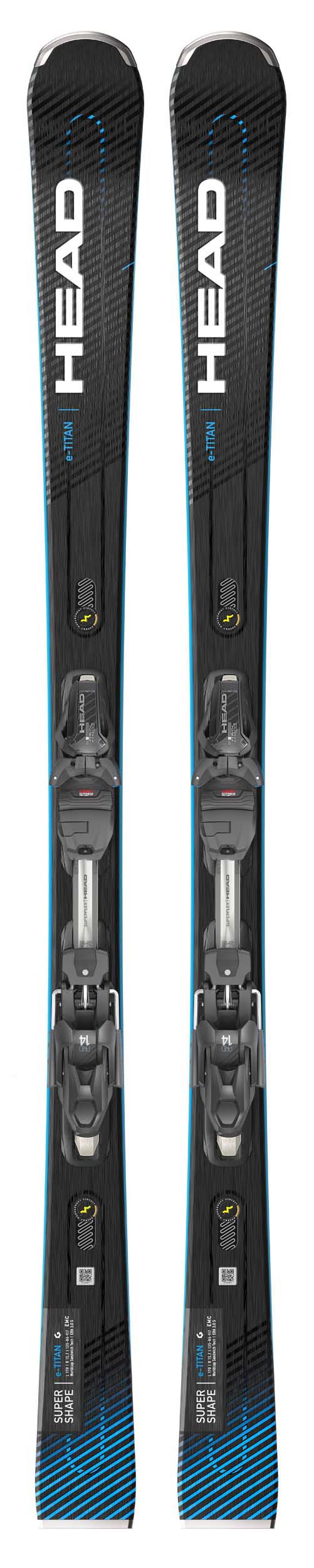 Head 2022 Supershape e-Titan Skis w/PRD 14 GW Bindings NEW !! 163cm