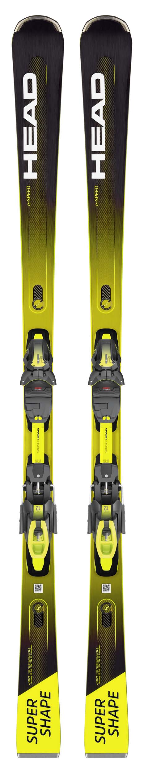 Head 2023 Supershape e-Speed Skis w/PRD 12 GW Bindings NEW !! 163,170,177,184cm