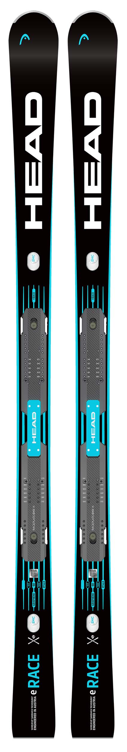 Head 2026 WC Rebels e-Race RP EVO 14 Skis NEW !! 170,175cm