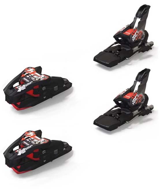 Marker 2024 Race XCOMP 12 (DIN 4 - 12) Red+Blk Bindings NEW !! Width: 85mm