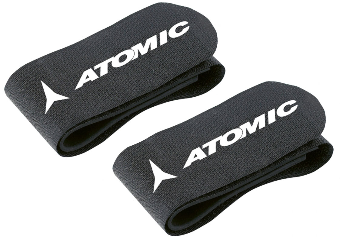 Atomic Black Deluxe Ski Straps (1 Pair Pack) NEW !!