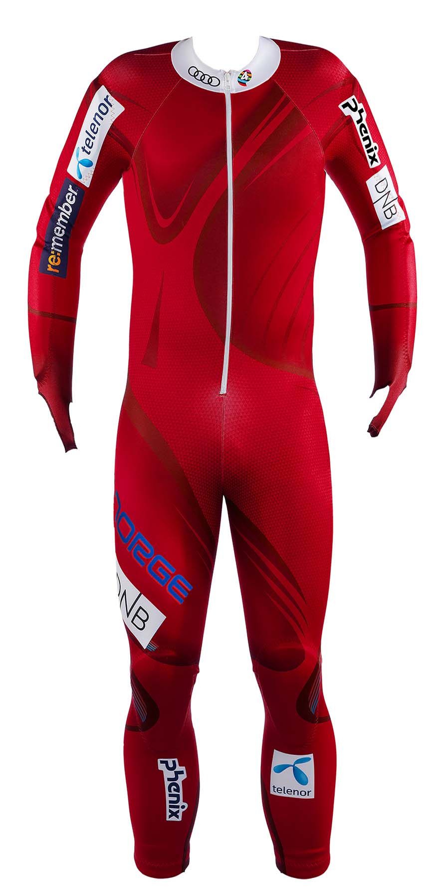 Phenix 2017 Norway Alpine Team GS Jr. Red One Piece Race Suit NEW !! Size: 12