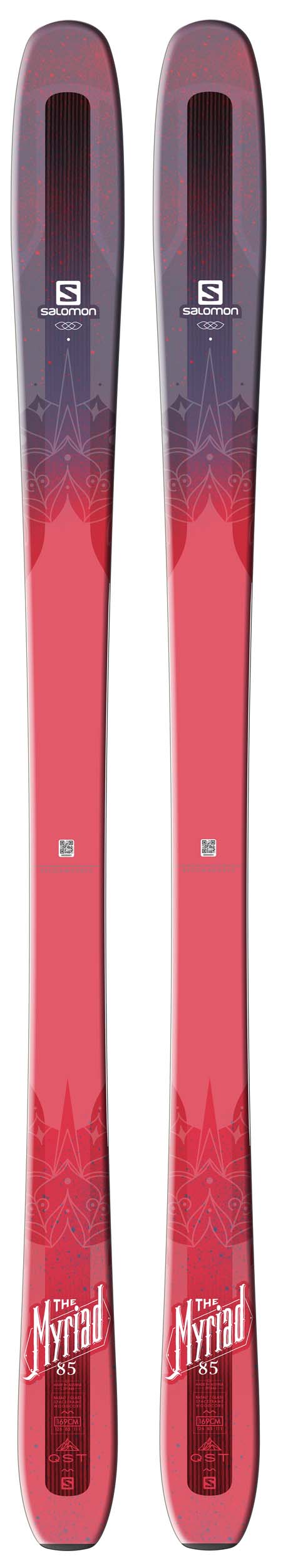 salomon qst myriad 85 womens skis 2018