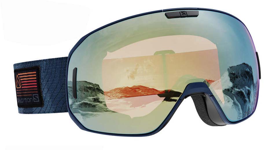 Salomon 2021 S/MAX Dk Blue Frame Photochromic Goggles NEW !!