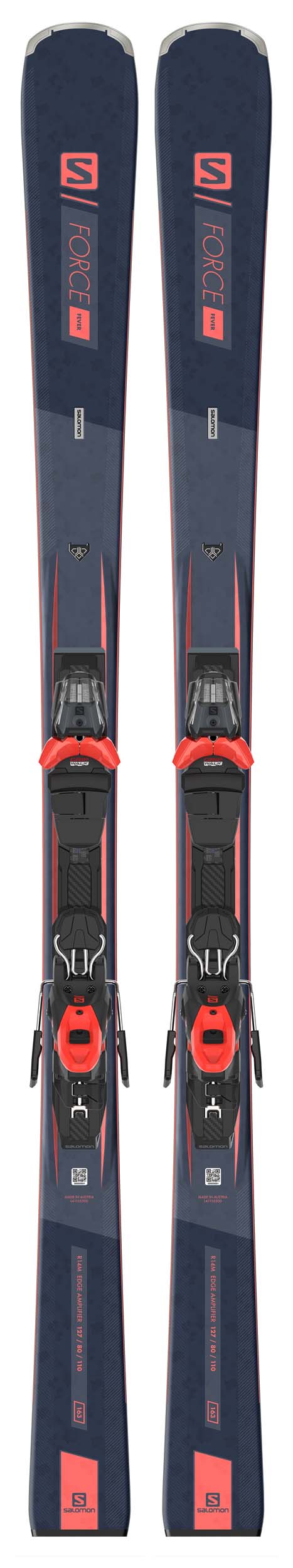 Salomon 2022 S/Force Fever Skis w/ M11 Bindings NEW !! 156,170cm