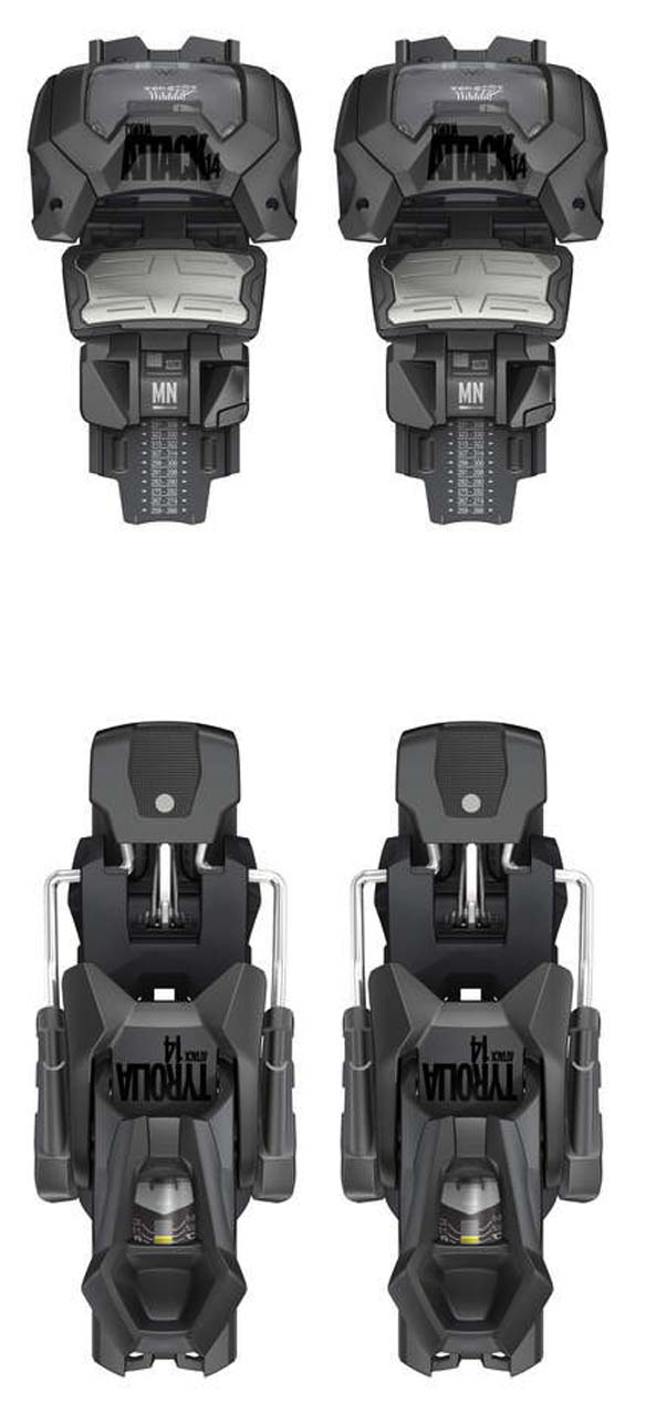 Tyrolia 2025 Attack 14 MN Demo Blk (DIN 4-14) Bindings NEW !! Width: 95,110mm