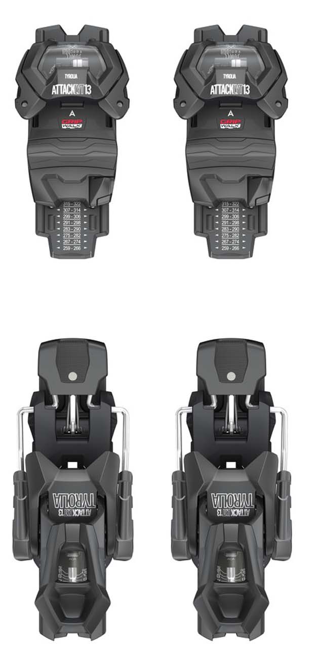 Tyrolia 2025 Attack 13 LYT Demo Blk (DIN 4-13) Bindings NEW !! Width: 85