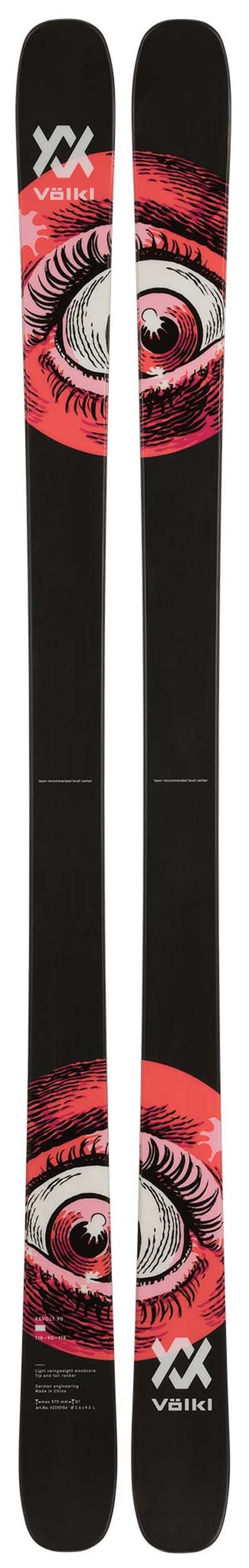 Volkl 2024 Revolt 90 Skis (Without Bindings / Flat) NEW !! 174cm