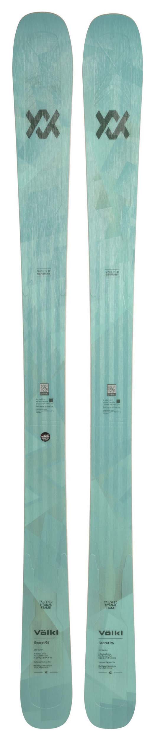Volkl 2025 Secret 96 Skis (Without Bindings / Flat) NEW !!  156cm